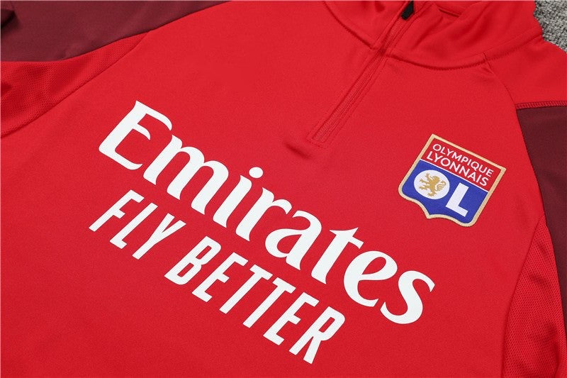 Ensemble Olympique de Lyon Rouge 2023 2024