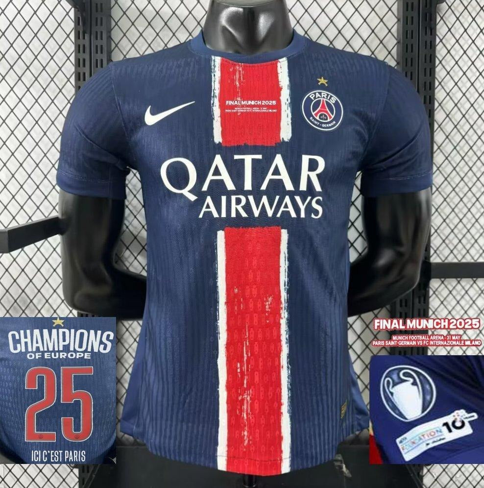Maillot PSG Champions 24/25 Version Player (FLOQUÉ)